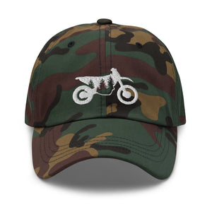 TreeBike Hat, Dad, Classic, White