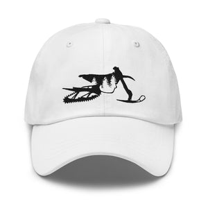 SnowBike Hat, Dad, Classic, Black