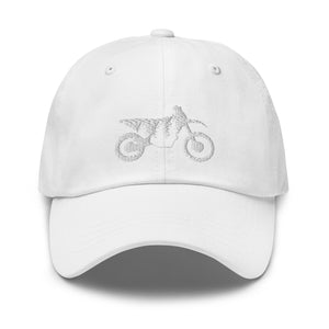 TreeBike Hat, Dad, Classic, White