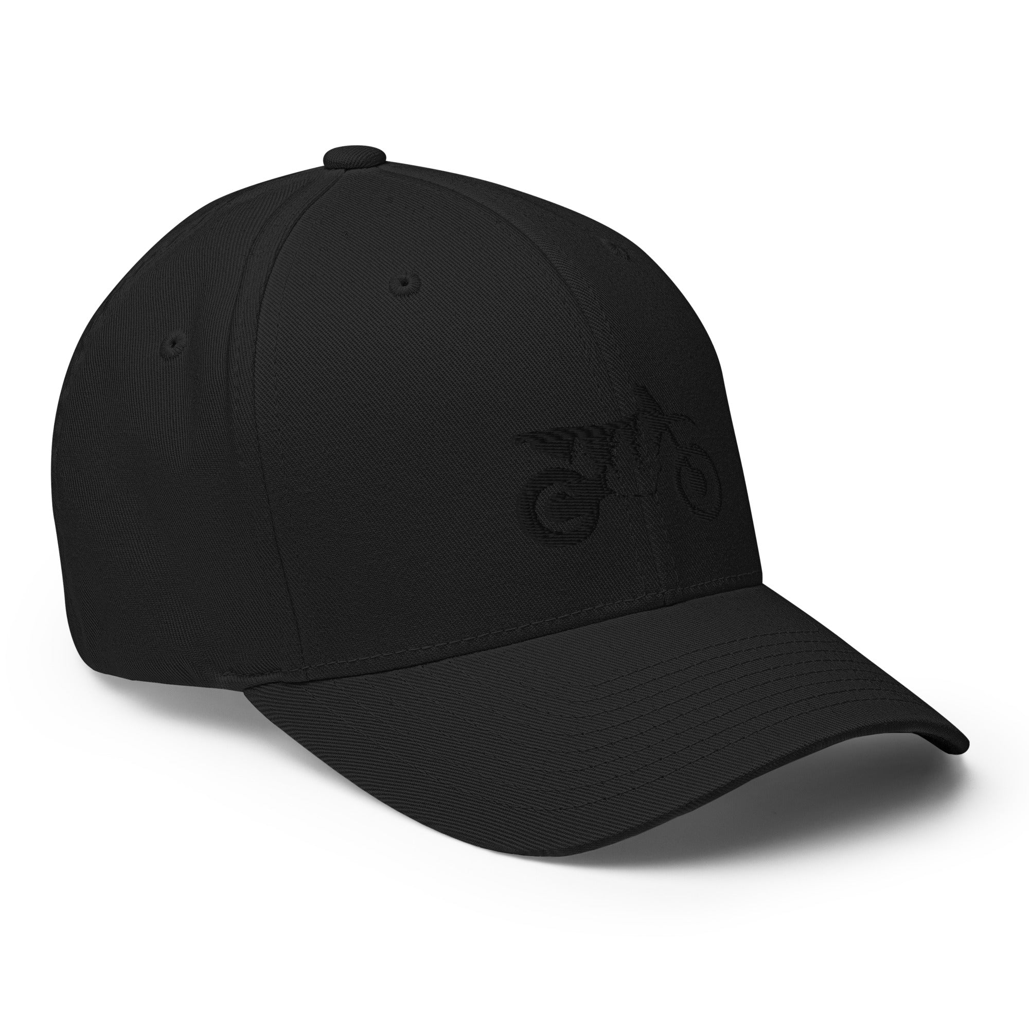 TreeBike Hat, Fitted, Black