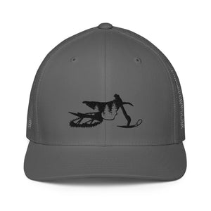 SnowBike Hat, Trucker, Fitted, Black