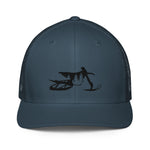 Load image into Gallery viewer, SnowBike Hat, Trucker, Fitted, Black
