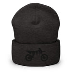 Load image into Gallery viewer, TreeBike Beanie, Cuffed, Black
