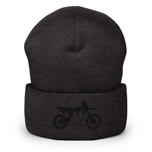 TreeBike Beanie, Cuffed, Black