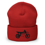 Load image into Gallery viewer, TreeBike Beanie, Cuffed, Black
