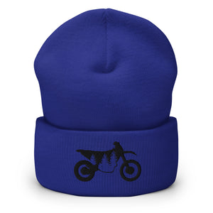 TreeBike Beanie, Cuffed, Black