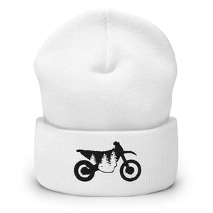 TreeBike Beanie, Cuffed, Black