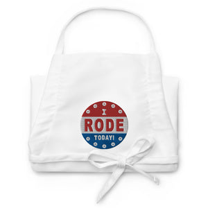 I Rode Today Apron, Embroidered