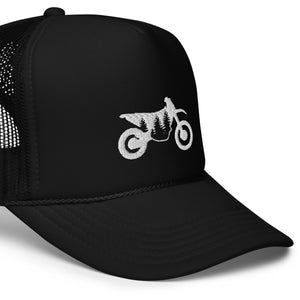 TreeBike Hat, Trucker, Foam, White