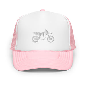 TreeBike Hat, Trucker, Foam, White