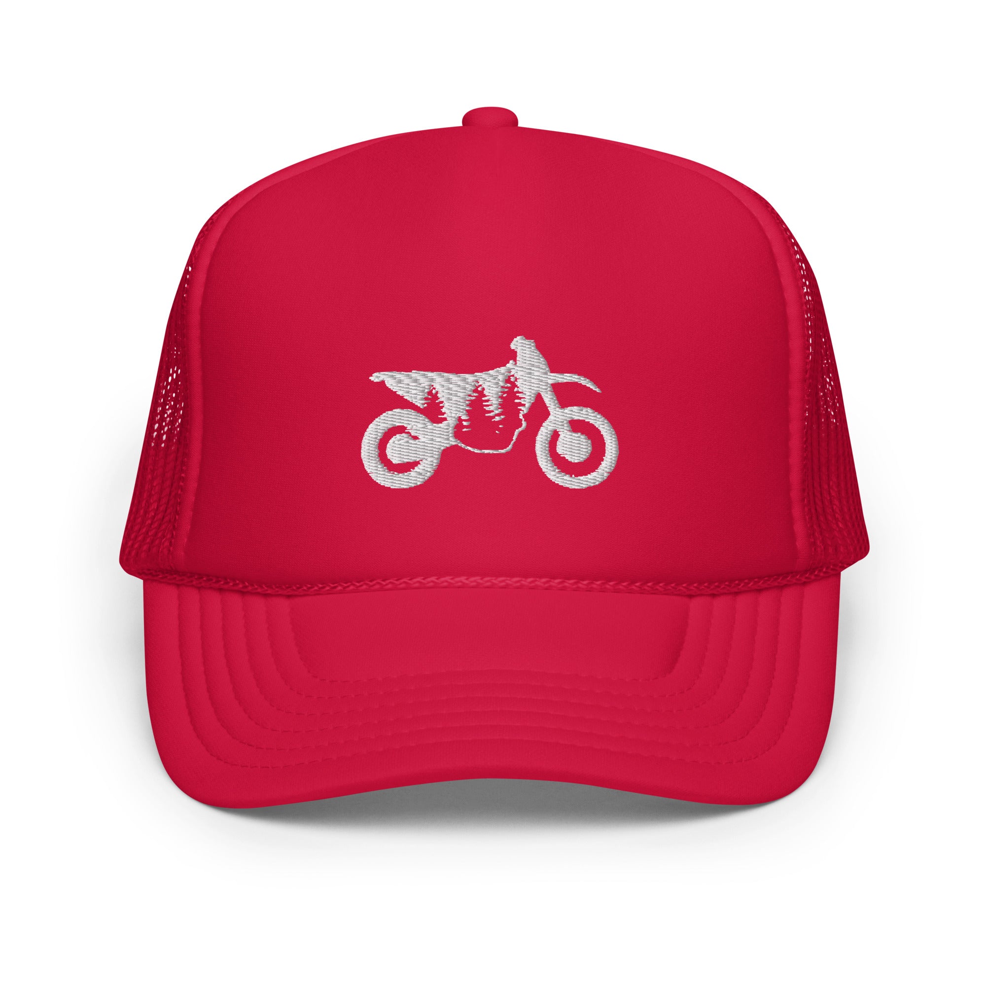 TreeBike Hat, Trucker, Foam, White