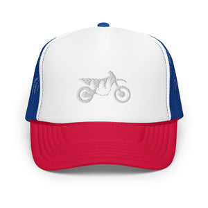 TreeBike Hat, Trucker, Foam, White