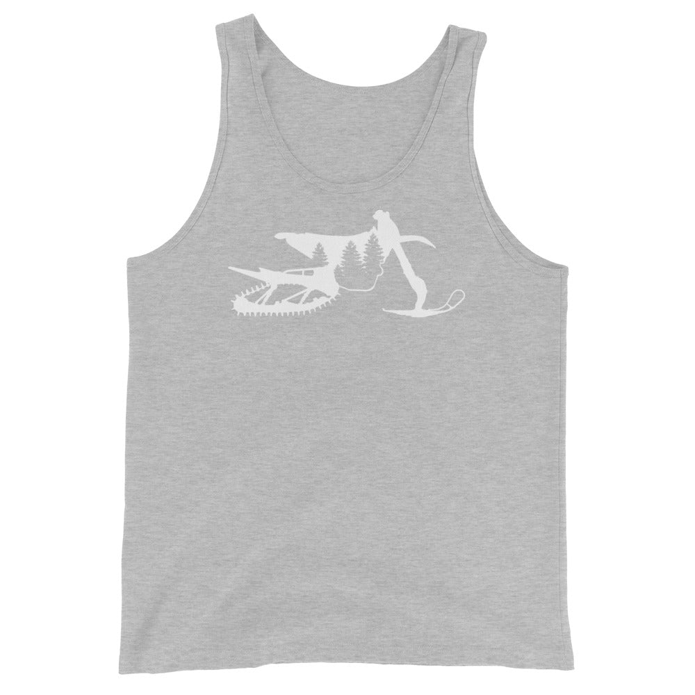 SnowBike Tank, Men, White