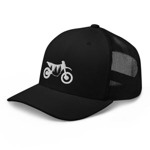 TreeBike Hat, Trucker, Retro, White