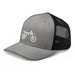 Load image into Gallery viewer, TreeBike Hat, Trucker, Retro, White
