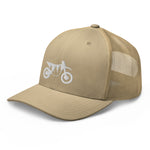 Load image into Gallery viewer, TreeBike Hat, Trucker, Retro, White
