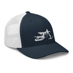 Load image into Gallery viewer, SnowBike Hat, Trucker, White
