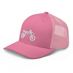 Load image into Gallery viewer, TreeBike Hat, Trucker, Retro, White
