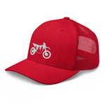 Load image into Gallery viewer, TreeBike Hat, Trucker, Retro, White
