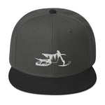 Load image into Gallery viewer, SnowBike Hat, Flat Bill, Classic, White
