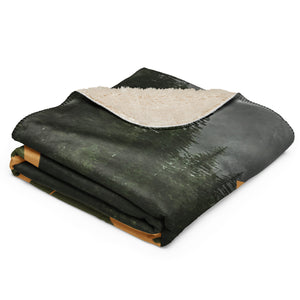 Misty Trees Blanket, Sherpa