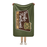 Load image into Gallery viewer, Rational Florist Blanket, Sherpa, Moss
