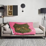 Load image into Gallery viewer, Sketchy Doodle Blanket, Throw, Pink
