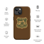 Load image into Gallery viewer, PNWDS Phone Case, Tough, iPhone, Brown
