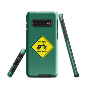 Share The Road Phone Case, Tough, Samsung, Mile Marker