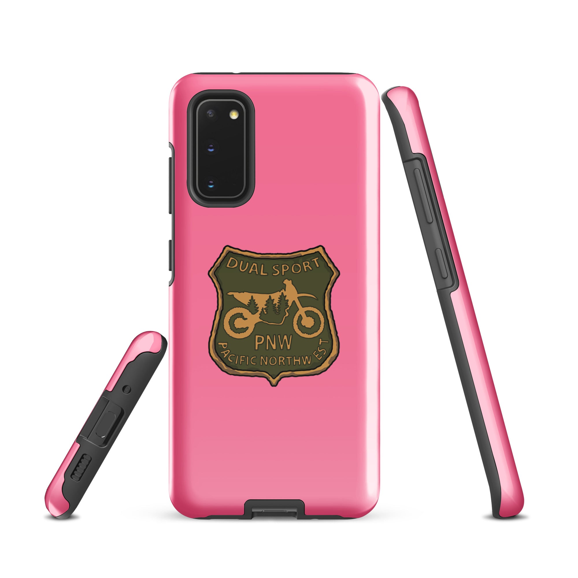 Sketchy Doodle Phone Case, Tough, Samsung, Pink
