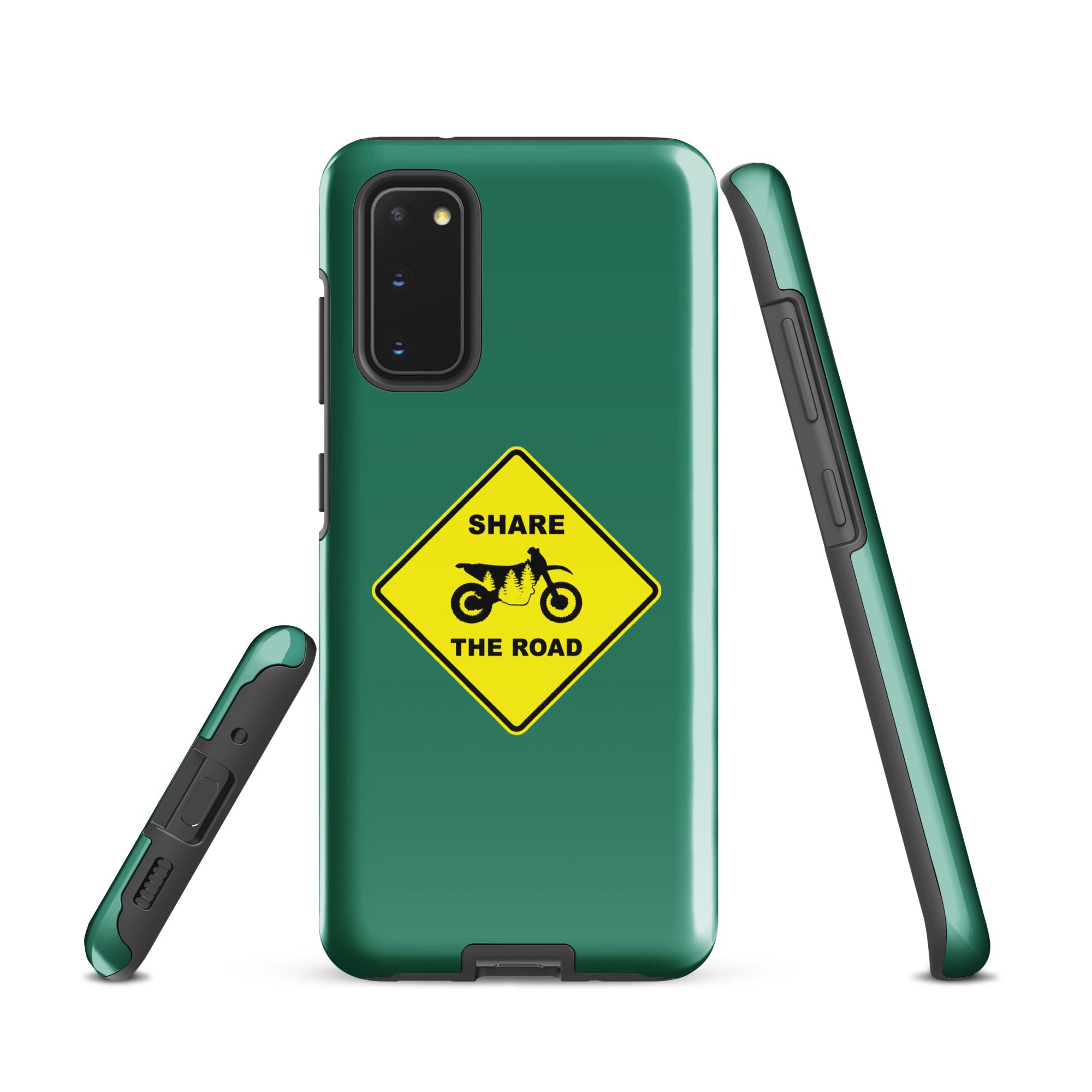 Share The Road Phone Case, Tough, Samsung, Mile Marker