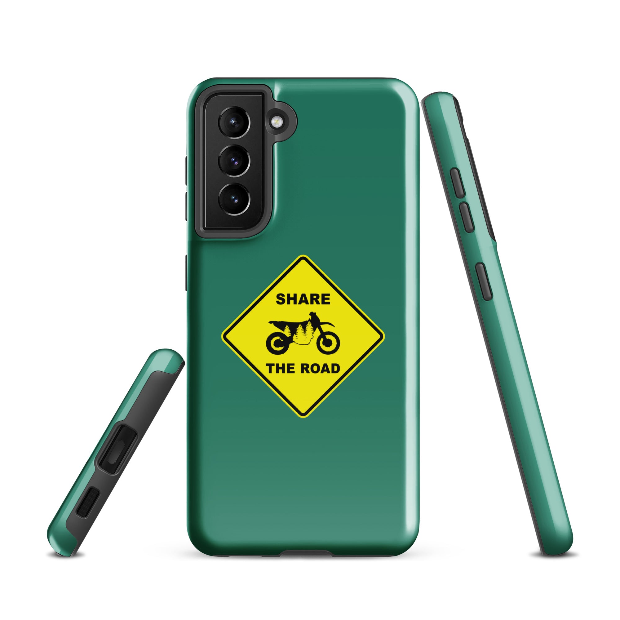 Share The Road Phone Case, Tough, Samsung, Mile Marker