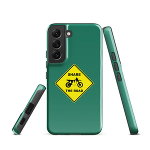 Share The Road Phone Case, Tough, Samsung, Mile Marker