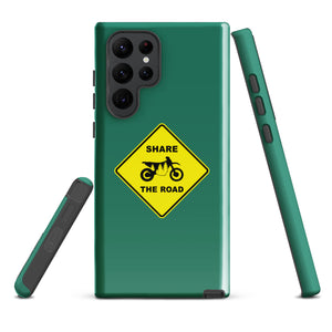 Share The Road Phone Case, Tough, Samsung, Mile Marker