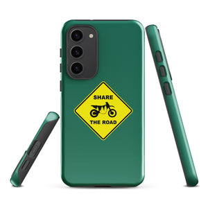 Share The Road Phone Case, Tough, Samsung, Mile Marker