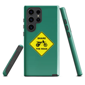 Share The Road Phone Case, Tough, Samsung, Mile Marker