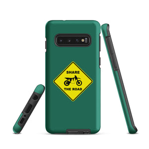 Share The Road Phone Case, Tough, Samsung, Mile Marker