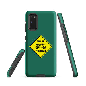 Share The Road Phone Case, Tough, Samsung, Mile Marker