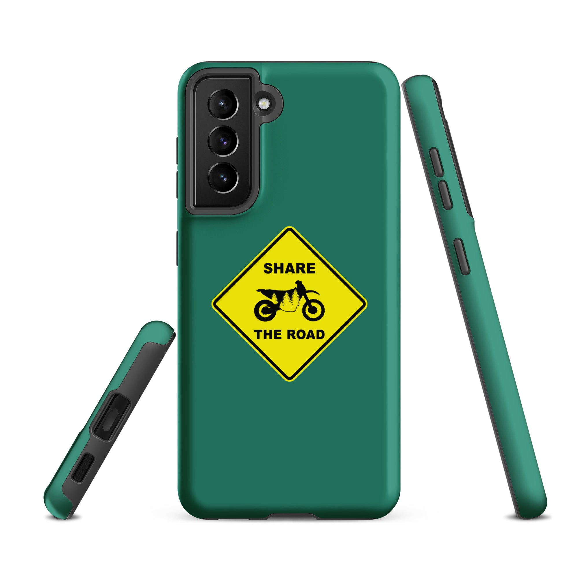 Share The Road Phone Case, Tough, Samsung, Mile Marker