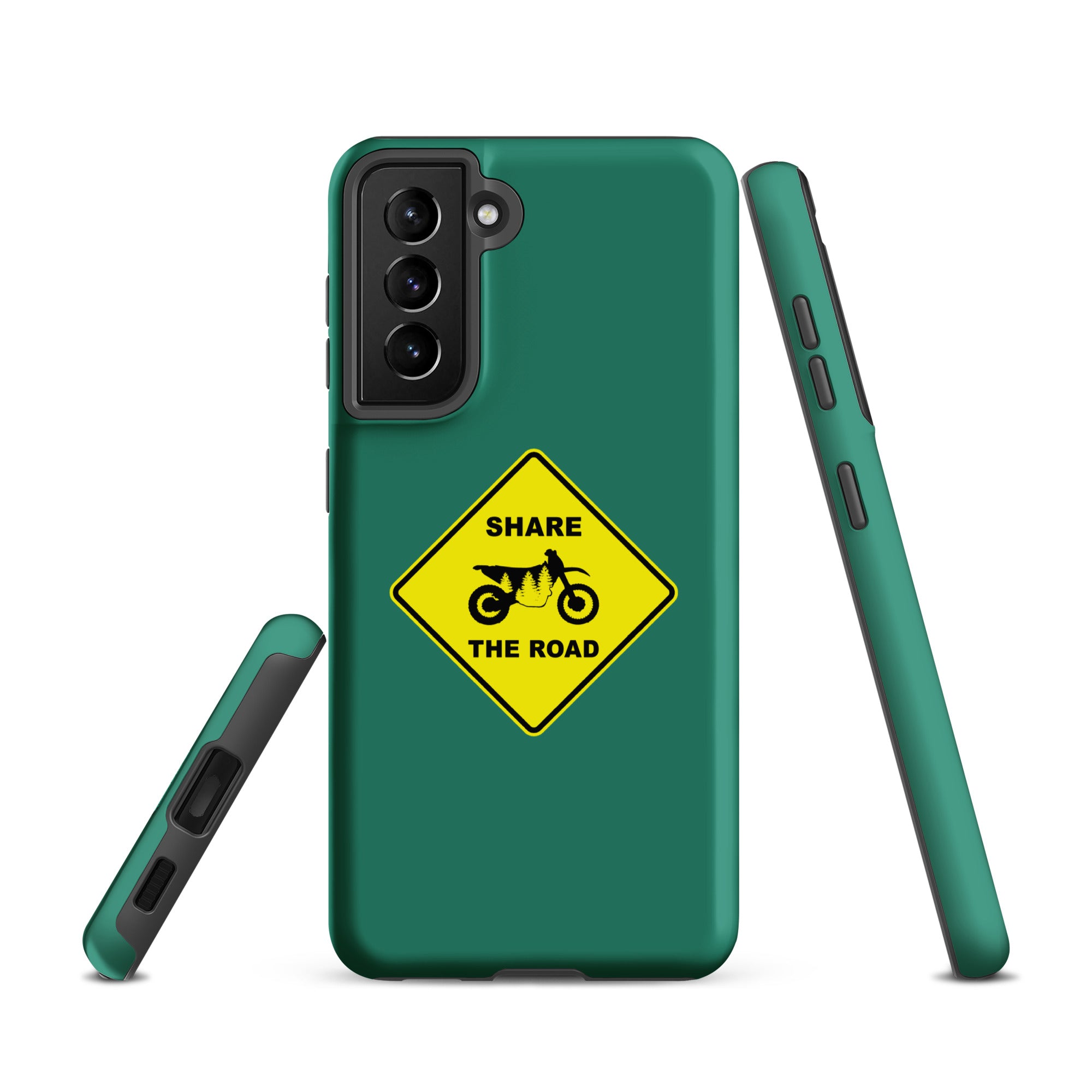 Share The Road Phone Case, Tough, Samsung, Mile Marker