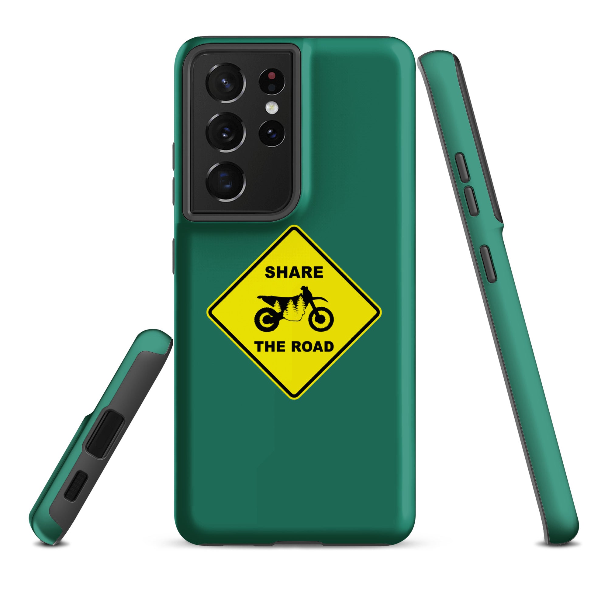 Share The Road Phone Case, Tough, Samsung, Mile Marker