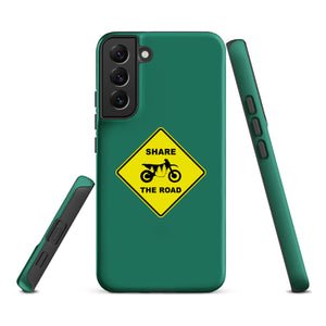 Share The Road Phone Case, Tough, Samsung, Mile Marker