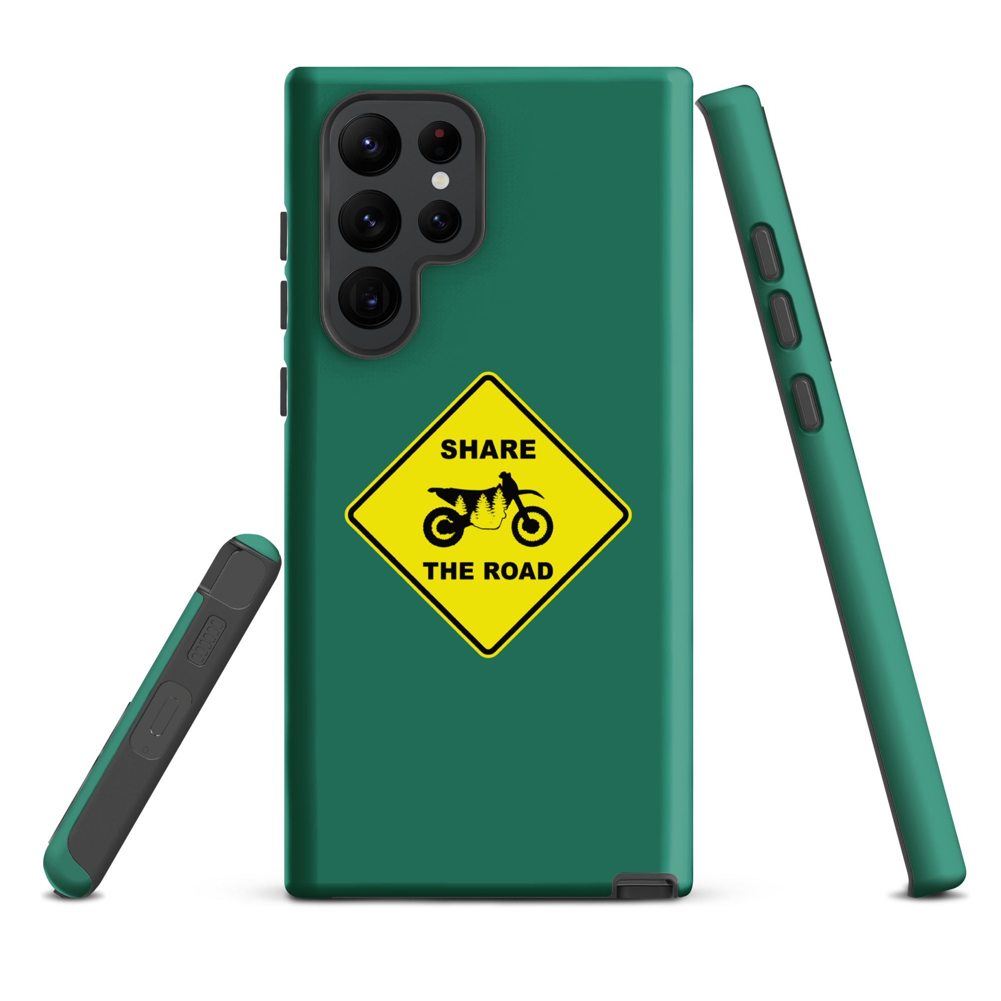 Share The Road Phone Case, Tough, Samsung, Mile Marker