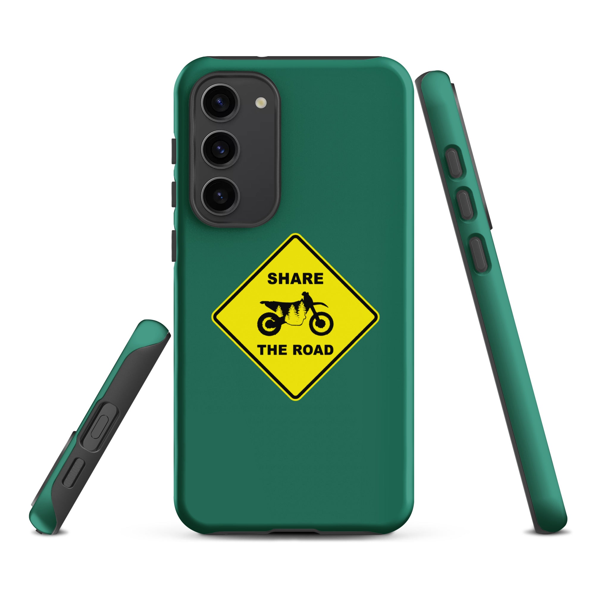 Share The Road Phone Case, Tough, Samsung, Mile Marker