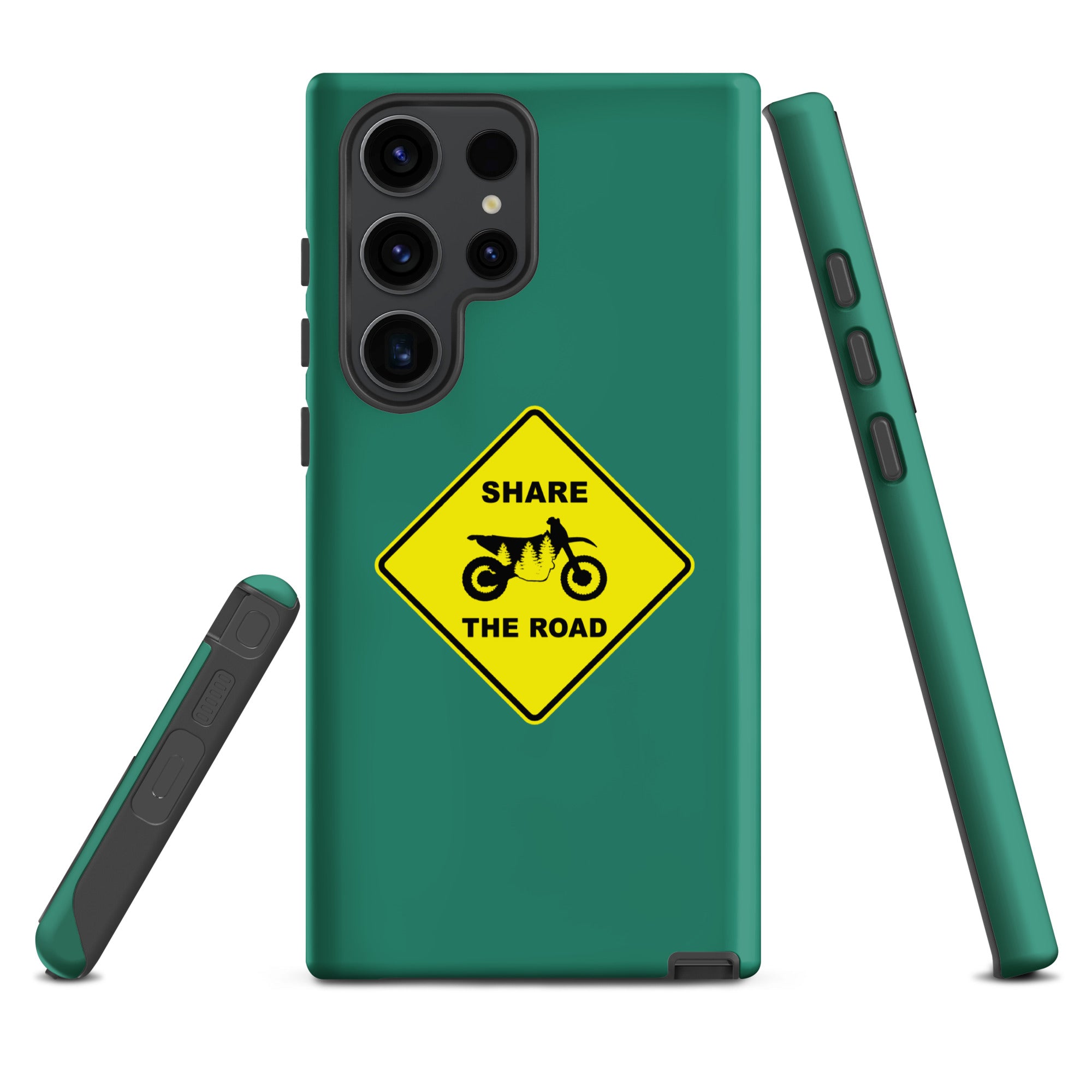 Share The Road Phone Case, Tough, Samsung, Mile Marker