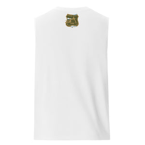 SnowBike Tank, Muscle, White