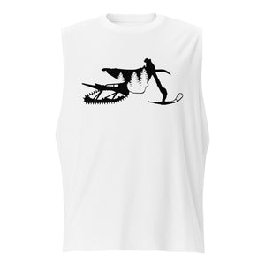 SnowBike Tank, Muscle, White