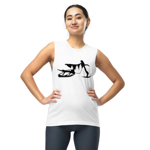 SnowBike Tank, Muscle, White