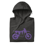 Load image into Gallery viewer, TreeBike Hoodie, Embroidered, Purple
