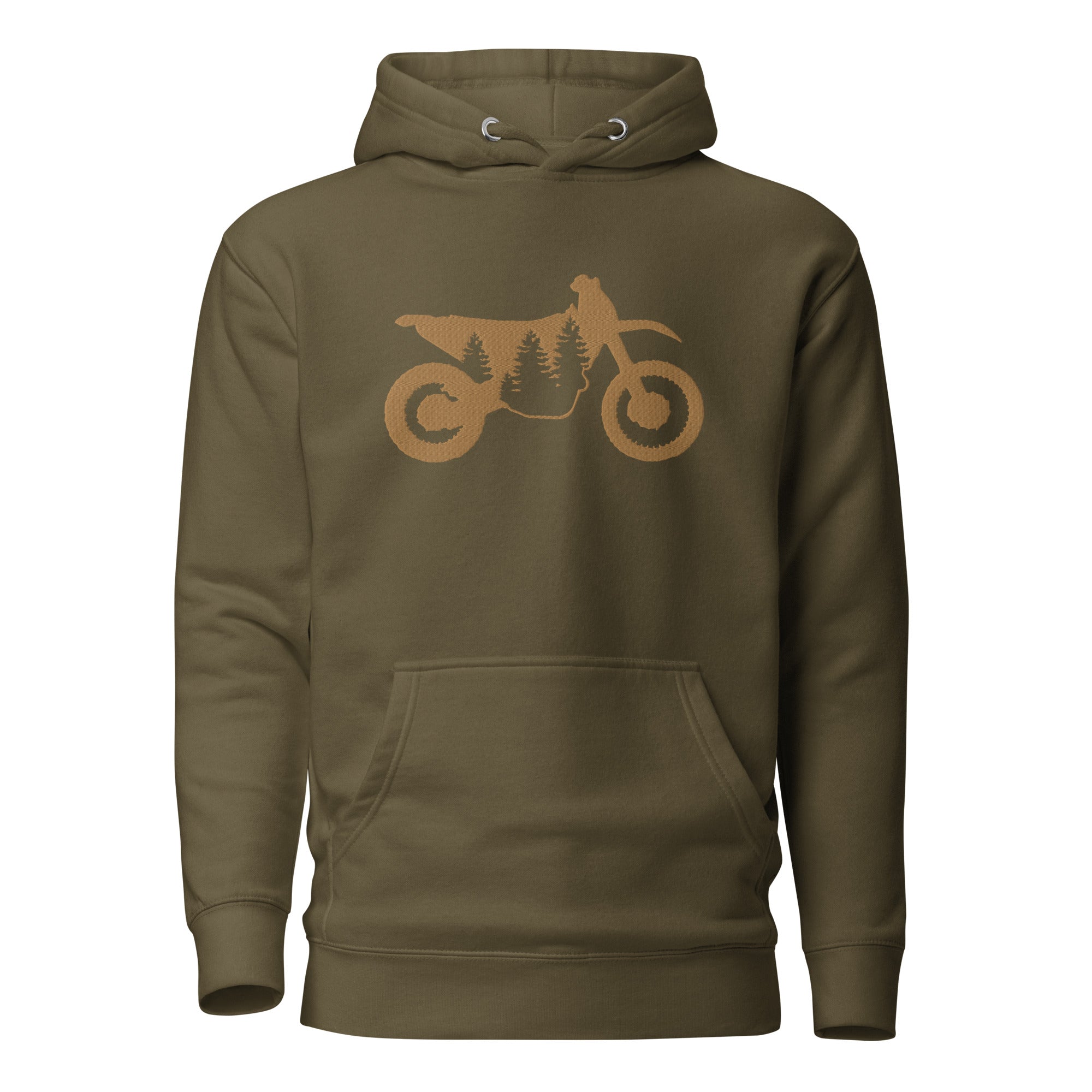 TreeBike Hoodie, Embroidered, PNWDS